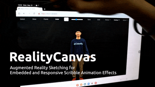 RealityCanvas: Augmented Reality Sketching for Embedded and Responsive Scribble Animation Effects